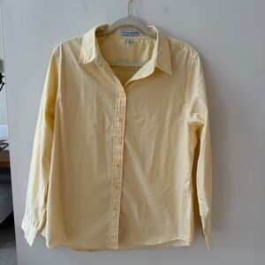 Port Authority Butter Yellow Button Up Women’s Shirt XL
